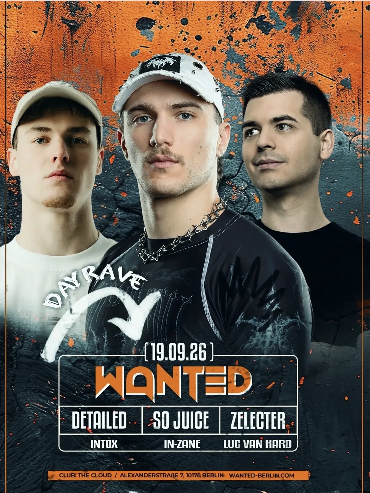WANTED DAY RAVE