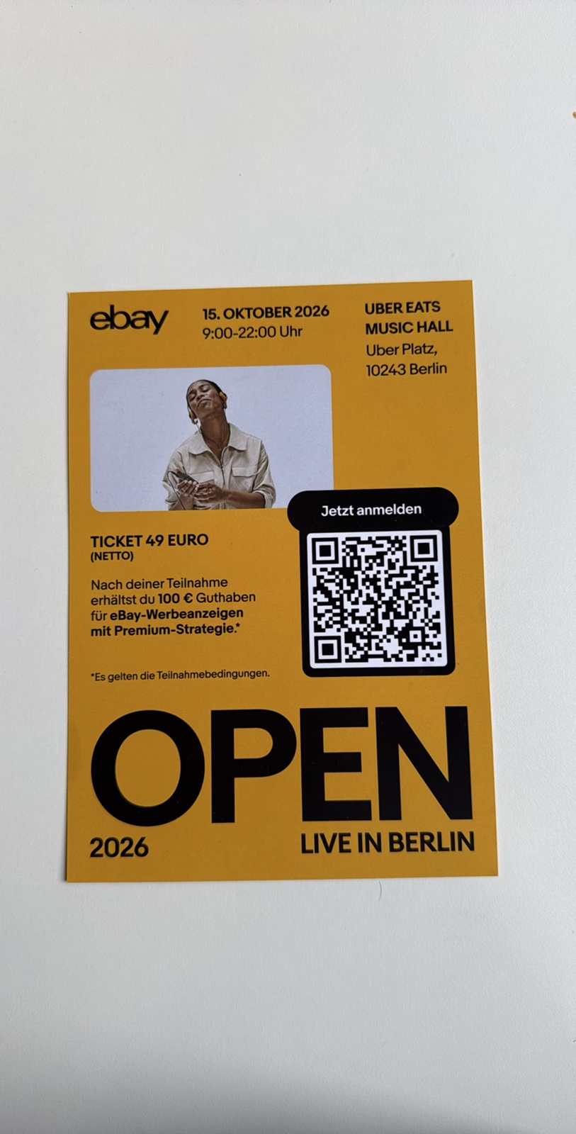 eBay OPEN 2026 Live in Berlin