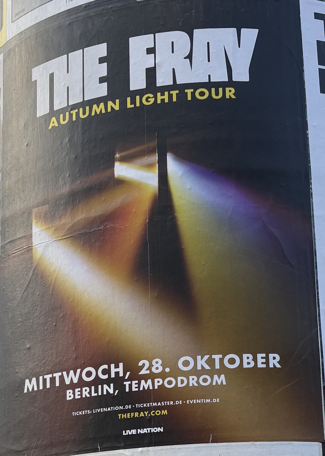 The Fray - Autumn Light Tour