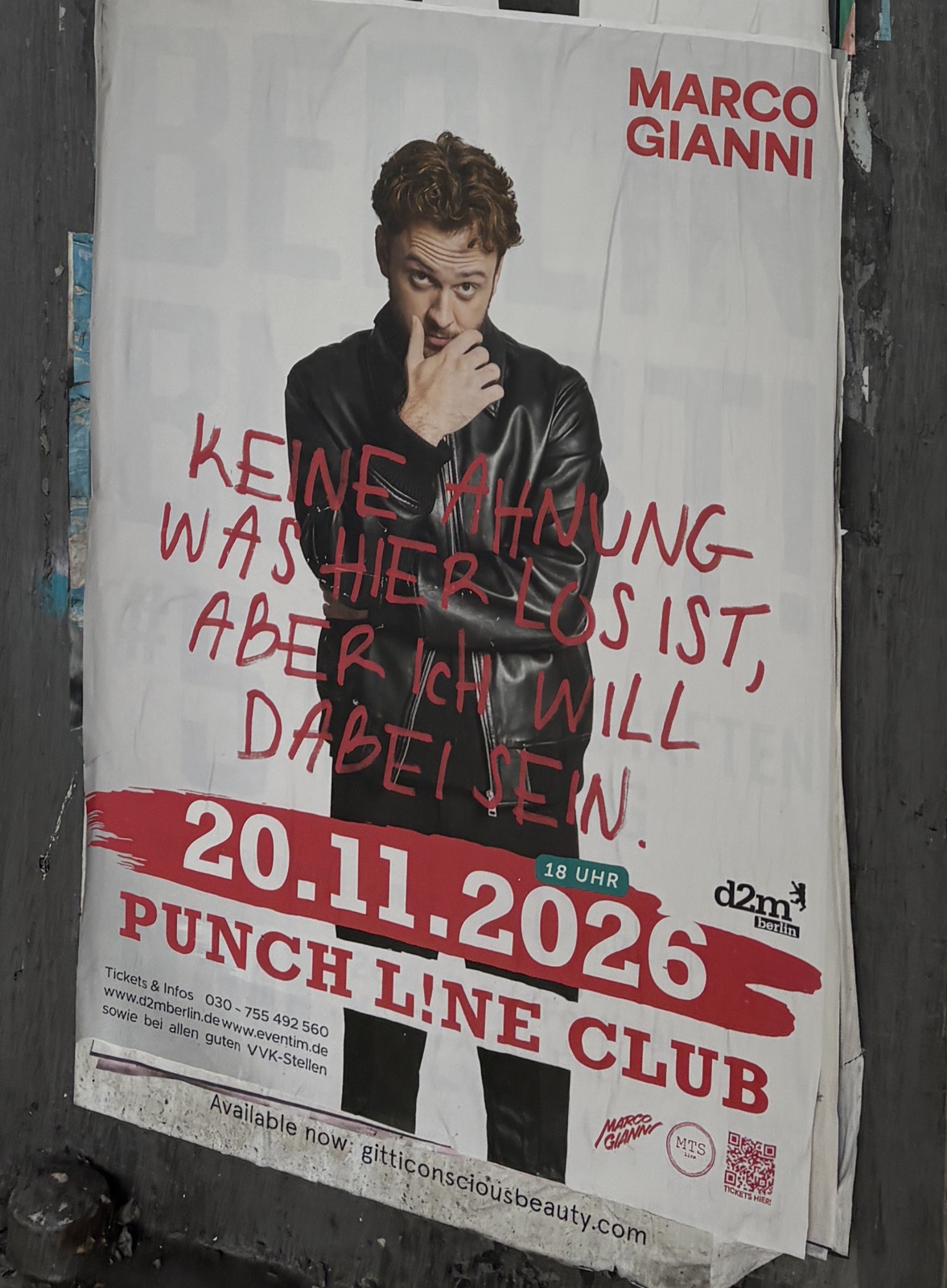 Marco Gianni - Keine Ahnung was hier los ist, aber ich will dabei sein.