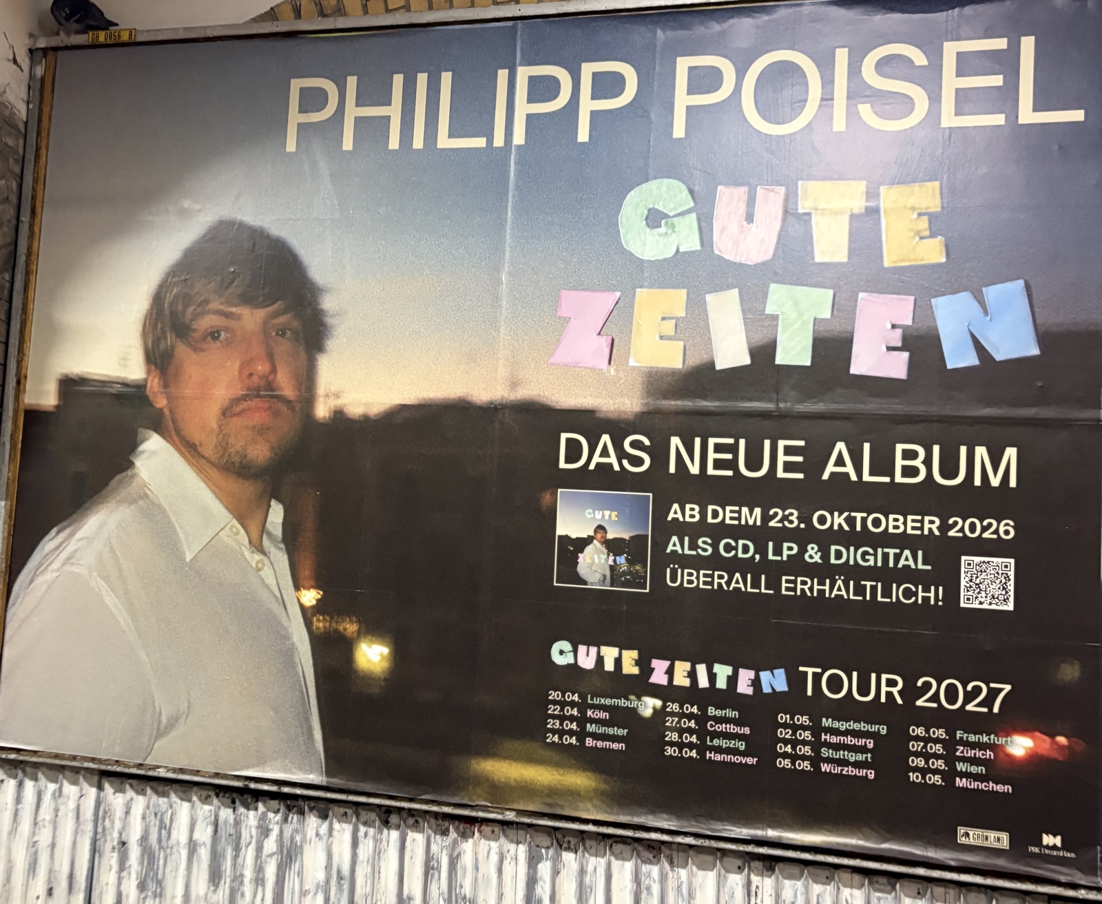 Philipp Poisel - Gute Zeiten Tour 2027