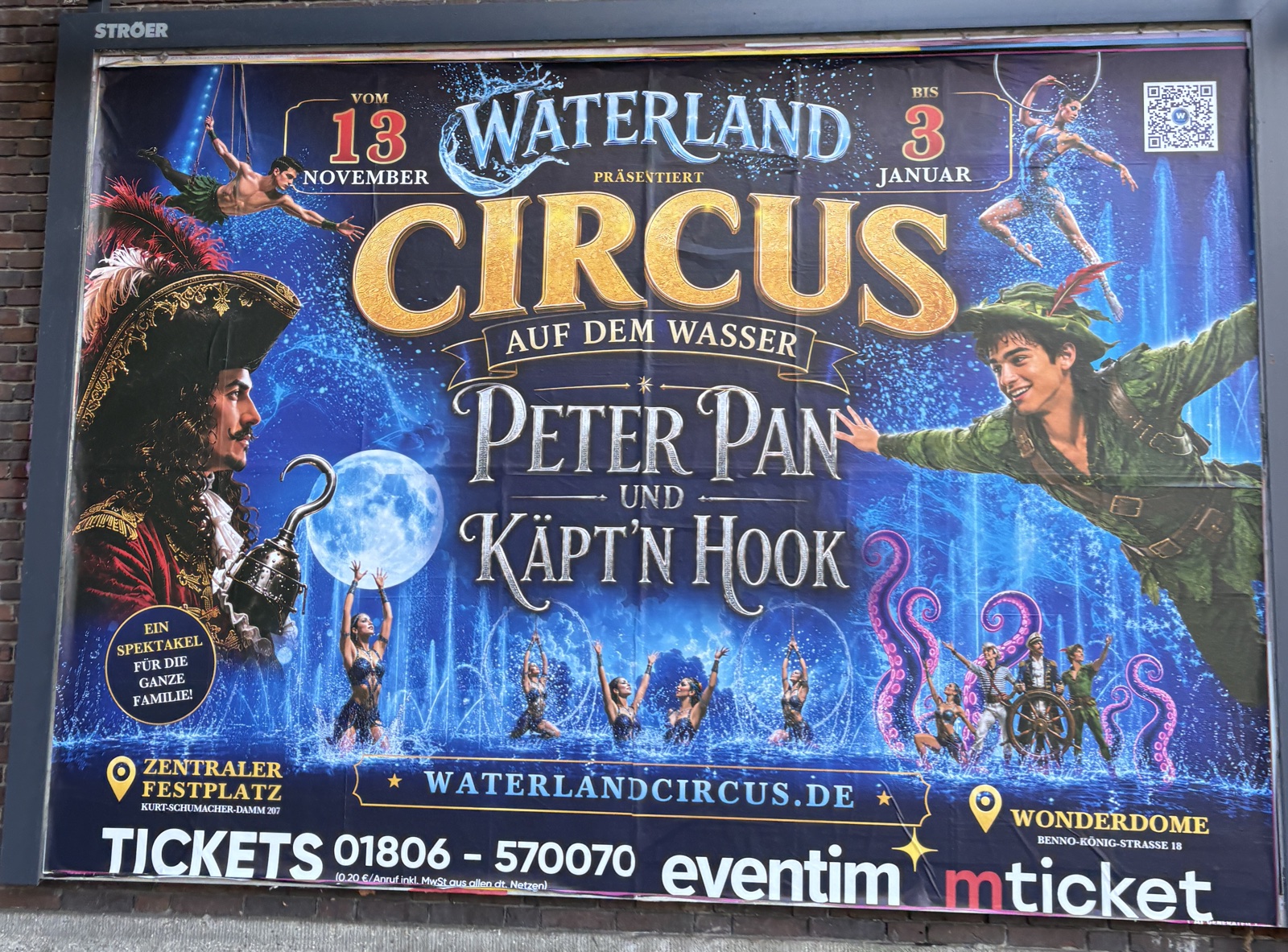 Waterland Circus – Peter Pan und Käpt'n Hook