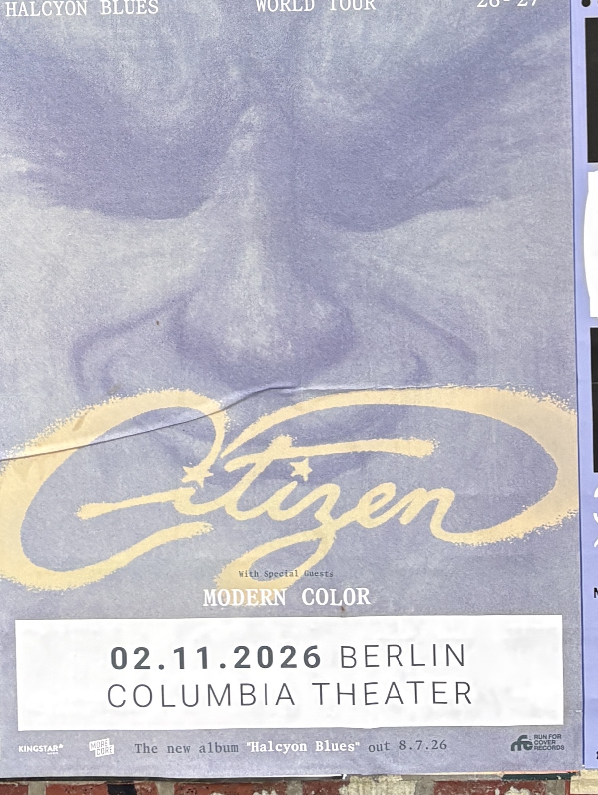 Citizen - Halcyon Blues World Tour