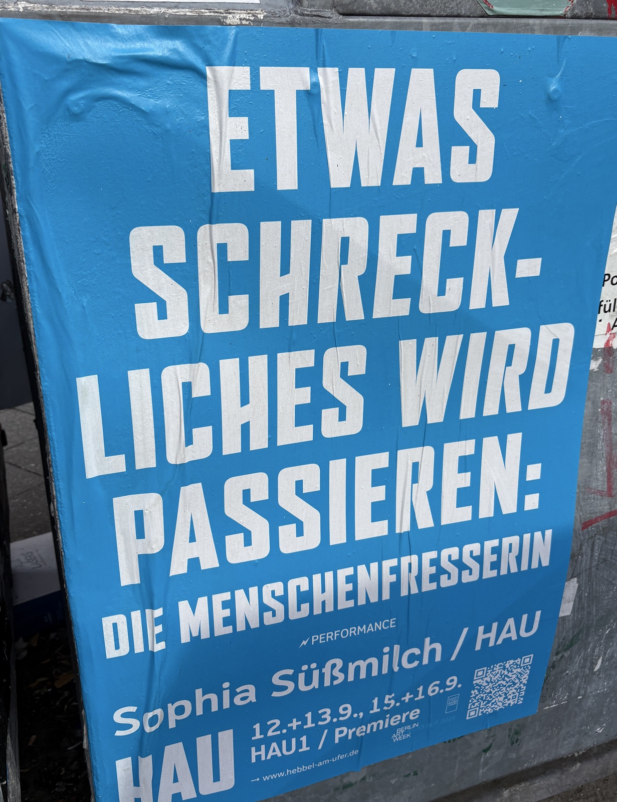 Etwas Schreckliches wird passieren: Die Menschenfresserin